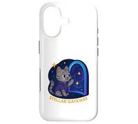 Stellar Gateway Cosmic Mystic Cat Case for iPhone 17