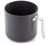 Stellar Hard Anodised Milk Pan, 14cm Non Stick Pan & Sauce Pot, 1.8L Saucepan and Cooking Pot for Induction Hob, Oven Safe Cookware