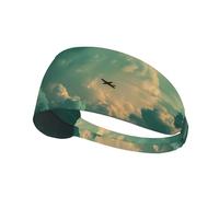 Stellar Horizon Elastic Exercise Headband Light Comfort Absorb Sweat Breathable for Outdoor Sports Wearing