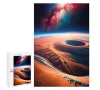 Stellar Horizons, 1000 PCS Wooden Art Puzzle, New Year Gift - for Detail-Focused Puzzlers