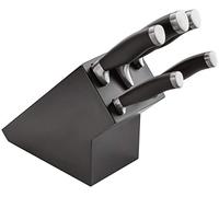 James Martin 5 Piece Knife Block Set Black