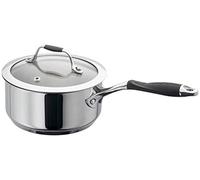 Stellar James Martin Stainless Steel 16cm 1.5L Saucepan with Vented Glass Lid, Induction Ready, Oven Safe, Dishwasher Safe Fully Guaranteed