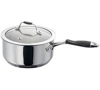Stellar James Martin Stainless Steel 20cm 3.5L Saucepan with Vented Glass Lid, Induction Ready, Oven Safe, Dishwasher Safe