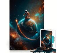 Stellar Journey 1000 Pieces Jigsaw Puzzles for Adults Recall Upgrade Stress Relief Tight Cut Santa Wish Pick 50x75cm