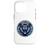 Stellar Lion Roar Emblem, Celestial Leo Galaxy Nature Design Case for iPhone 16 Pro