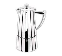 Stellar Luxe 10 Cup Stovetop Espresso Maker Stainless Steel Moka Pot Induction