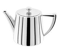 Stellar Luxe 6 Cup Teapot, 1.2 Litre Capacity, Mirror Polished Stainless Steel