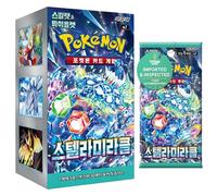 Stellar Miracle Korean Pokemon TCG Booster Box Cards - Titan Authenticated | Collector-Focused Set, 30 Sealed Packs, Regional Artwork Variants, Rare EX & Legendary Pulls for Collectors and Traders
