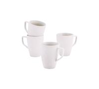 Stellar Mylor Stoneware Set of 4 Mug 350ml - White Stellar White