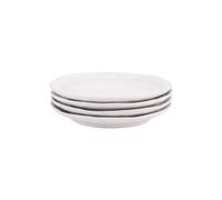 Stellar Mylor Stoneware Set of 4 Side Plate 21cm - White Stellar White