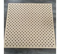 Stellar Pattern 1, Decorative Panel. Laser Cut in 3mm Thick MDF, 620mm x 600mm. Perfect as a Privacy Screen, Radiator Cover, Decoration, and for Wall partitions.
