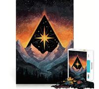 Stellar Peak 1000 Piece Jigsaw Puzzles for Adults Memory Boost Family Joy Pattern Assembly Santa Wish Pick 38x52cm
