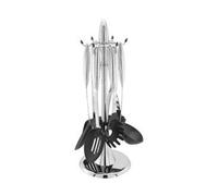 Stellar Premium Nylon Tools, 6 Piece Carousel Tool Set, Dishwasher Safe, Perfect for Non-Stick Cookware