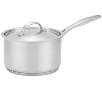 Stellar Profile Matte 16cm Saucepan - 1.25L Matte Stainless Steel 18/10 Cooking Pan, Induction Suitable, Dishwasher Safe