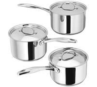 Stellar Profile 7000, 3 Piece Saucepan Set, Silver