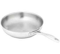 Stellar Profile Stainless Steel Uncoated Frying Pan -24 cm, Durable Frying Pan for Everyday Cooking, Induction Ready, Oven & Dishwasher Safe