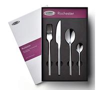 Stellar Rochester 32-Piece Stainless Steel Cutlery Set in Gift Box for 8 People, Dishwasher Safe