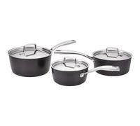 Stellar Rocktanium 3 Piece Saucepan Set with Stainless Steel Lids