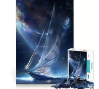 Stellar Sailboat 1000 Piece Jigsaw Puzzles for Teenagers Smart Game Bonding Time Image Assembly Fine Art Piece 38x52cm