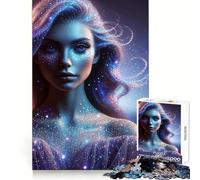Stellar Siren Jigsaw Puzzles 1000 Piece for Teenagers Enhance Memory Leisure Time Solid Cut Santa Wish Item 50x75cm