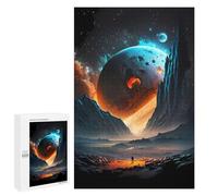 Stellar Solitude Planet: New Year Gift, 1000 PCS Wooden Art Puzzle - for A Rewarding Weekend Challenge