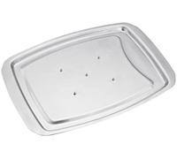 Stellar Stainless Steel Spiked Carving Tray, 38cm x 26cm, Retaining Spikes and Recessed Gutter, Oven Safe