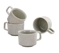 Stellar Stoneware Bantham Set Of 4 Large Mugs