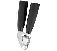 Stellar SureGrip Garlic Press, Stainless Steel, Black
