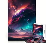 Stellar Symphony 1000 Pieces Jigsaw Puzzles for Adults Recall Upgrade Stress Relief Tight Cut Santa Wish Pick 38x26cm