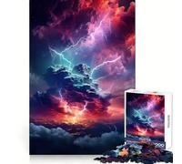 Stellar Thunder 1000 Piece Jigsaw Puzzles for Adults Jigsaw Think Toy Calm Relax Clean Cut Wall Art Decor 38x26cm