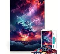 Stellar Thunder for Adults 1000 Piece Puzzle Mind Exercise Toy Gentle Leisure Design Assembly Seasonal Gift 50x75cm