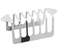Stellar Traditional Stainless Steel 6-Slice Toast Rack, Silver