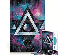 Stellar Triangle Adults Puzzles 1000 Piece Jigsaws Reason Skill Toy Slow Enjoy Exact Cut Art Collection Piece 50x75cm