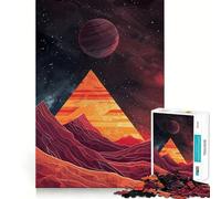 Stellar Triangle Jigsaw Puzzles for Adults 1000 Pieces Strengthen Recall Soothing Fun Quality Edge Lovely Present 38x52cm
