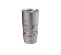 Stellar Unicorn Lying Down with Celestial Crescent Moon Stainless Steel Insulated Tumbler