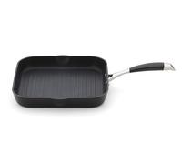 Stellar Verve 26cm Non-Stick Grill Pan, Induction Suitable, Oven and Dishwasher Safe, Geoform Double-Layer Non-Stick, Anti-Slip and Stay Cool Grip Handles