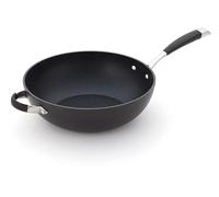 Stellar Verve 28cm Non-Stick Wok, Induction Suitable, Oven and Dishwasher Safe, Geoform Double-Layer Non-Stick, Anti-Slip and Stay Cool Grip Handles