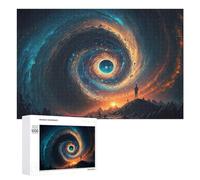 Stellar Vortex Cosmic Journey Jigsaw Puzzle, 1000 PCS, Relaxing Activity for Adults, A Creative Way to Unwind after A Busy Day, for Family Fun
