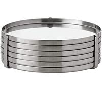 Stelton 019-1 6-Piece Coasters, Stainless Steel