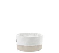 Stelton 1323 Bread Bag, Sand / White, Cotton, White, 23 X 23 X 21cm