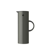 Stelton EM77 Vacuum Jug 1L - Danish Design Thermos in ABS Plastic with Glass Insert, Magnetic Easy-Pour Lid & Screw Top - Insulated Carafe for Hot and Cold Drinks, Dark Forest