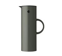 Stelton EM77 Vacuum Jug 1L - Erik Magnussen Design - Insulated Carafe for Coffee & Tea - Dark Forest - Keeps Liquids Hot or Cold - Iconic Danish Design Since 1977