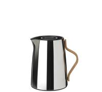 Stelton Emma Vacuum Jug, Tea 1L - Stainless Steel with Filter & Beech Wood Handle | Modern Scandinavian Design by HolmbäckNordentoft