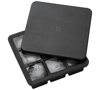 Stelton - Freeze-It Ice Cube Tray With Lid, 5 cm - Black