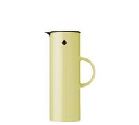 Stelton Laevis EM77 Double-Walled Insulated Jug for Hot/Cold Drinks Tea & Coffee Pot with Glass Insert, Magnetic Closure, Screw Lid, Vintage Design, 1 Litre
