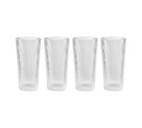 Stelton Pilastro long drink glass 30 cl 4-pack Clear