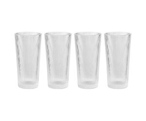 Stelton - Pilastro Longdrink Glass 30 cl, 4-pack - Clear