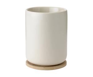Stelton Theo thermal mug with coaster 25 cl Sand