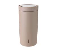 Stelton To-Go Click Thermal Mug, Double-Walled Insulated Flask, Rustproof, Leak-Proof Coffee Mug/Tea Mug with Smart Click Lid, Hot & Cold Drinks, 0.4 Litres, Heather