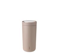 Stelton To-Go Click Thermal Mug, Double-Walled Insulated Flask, Rustproof, Leak-Proof Coffee Mug/Tea Mug with Smart Click Lid, Hot & Cold Drinks, 0.4 Litres, Heather